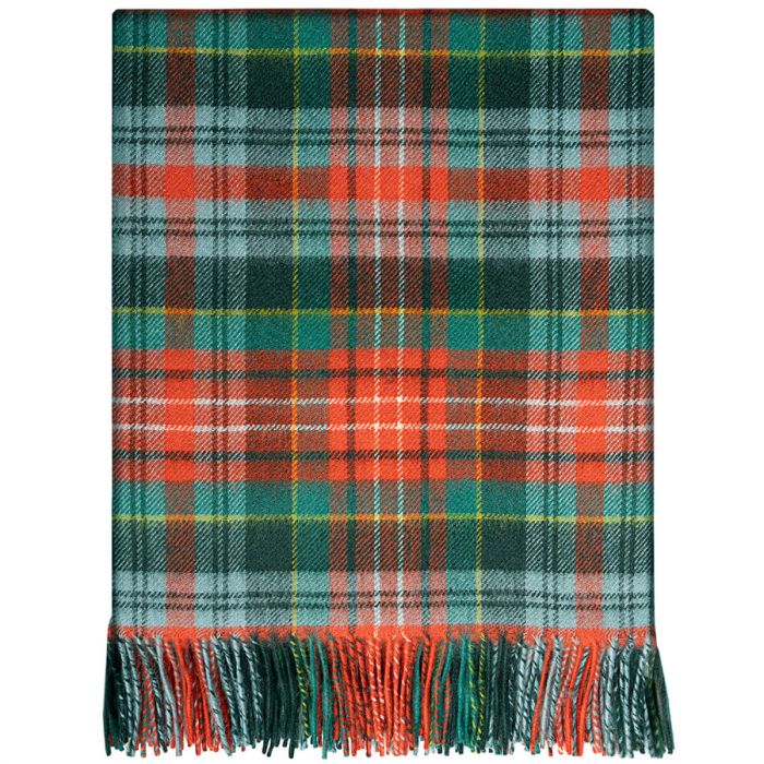 Caledonia Ancient Tartan Lambswool Blanket