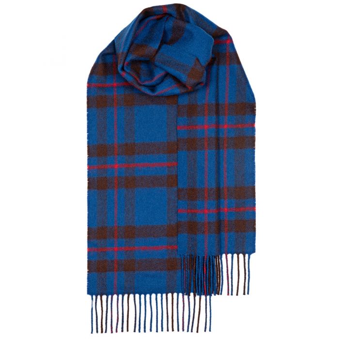 Bowhill Elliot Modern Tartan Lambswool Scarf