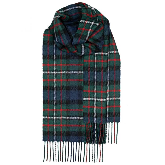 Bowhill Ferguson Modern Tartan Lambswool Scarf