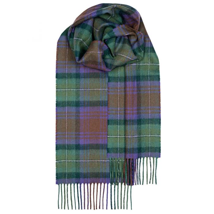 Bowhill Isle of Skye Tartan Lambswool Scarf