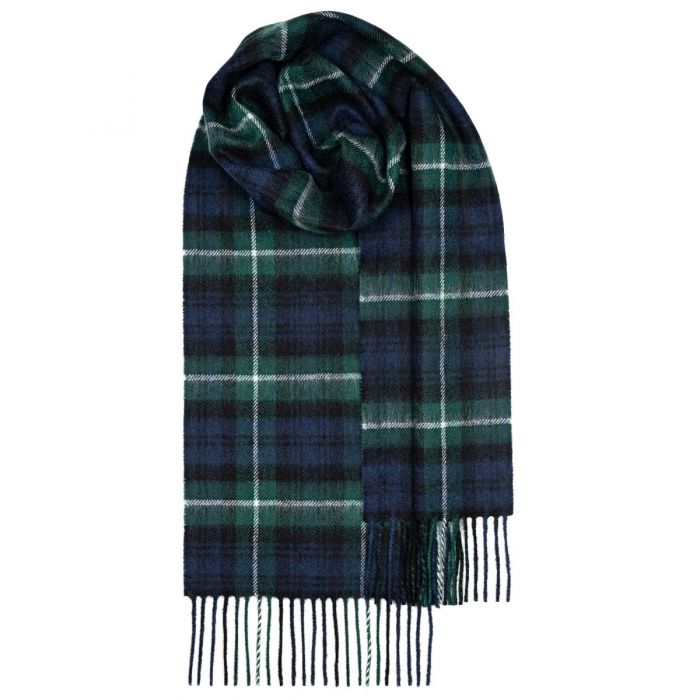 Bowhill Lamont Modern Tartan Lambswool Scarf