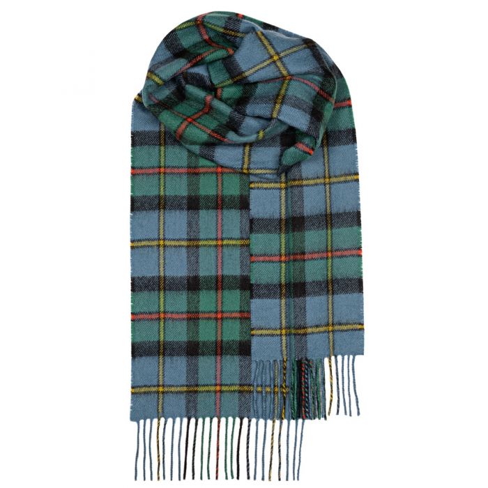 Bowhill MacLeod of Harris Ancient Tartan Lambswool Scarf