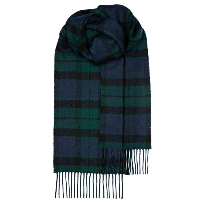 Bowhill MacKay Modern Tartan Lambswool Scarf