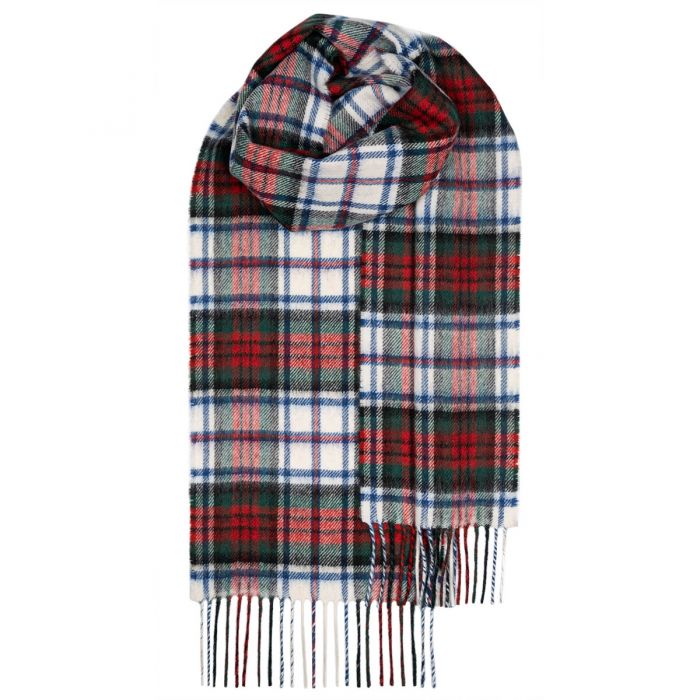 Bowhill MacDuff Dress Modern Tartan Lambswool Scarf