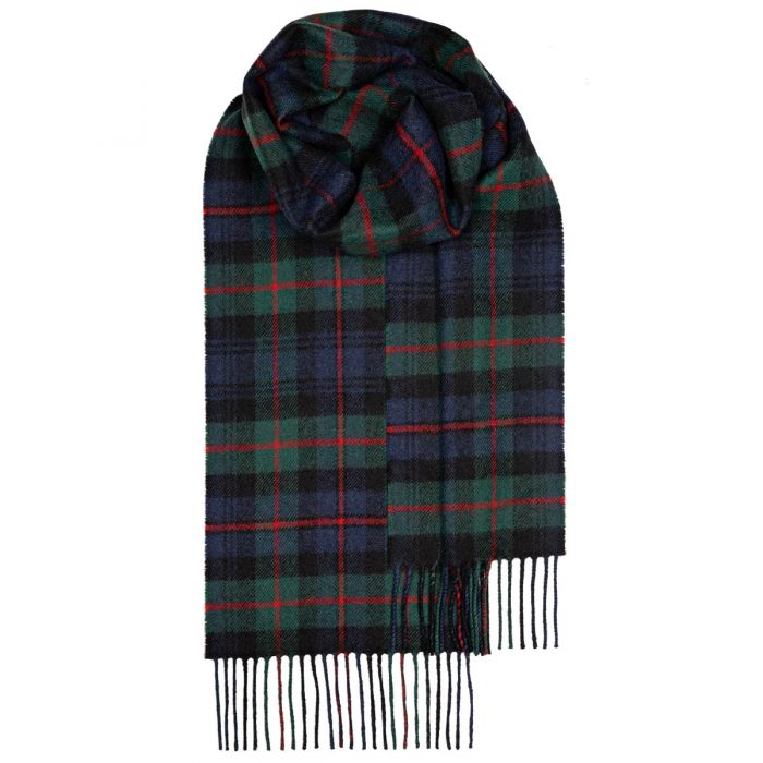 Bowhill Murray of Atholl Modern Tartan Lambswool Scarf