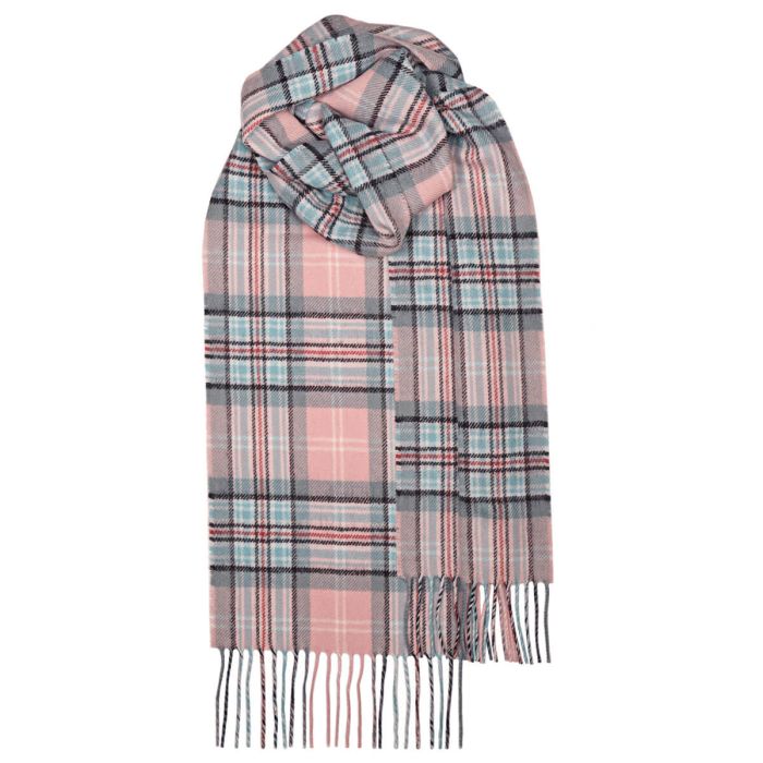 Diana, Princess of Wales Memorial Rose Tartan Lambswool Scarf