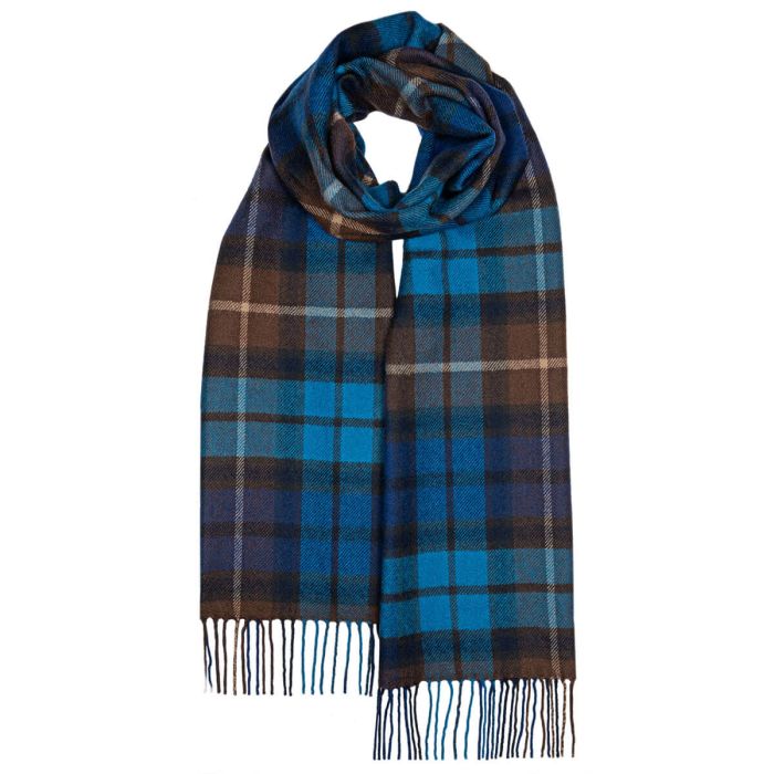 Darwin Buchanan Blue Large Luxury Oversized Lambswool Scarf ...