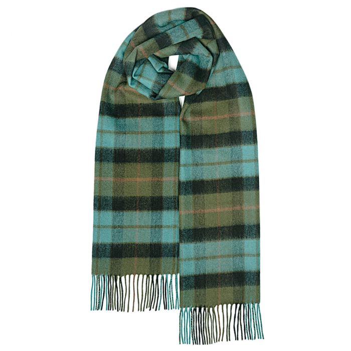 Darwin Gunn Antique Tartan Oversized Lambswool Scarf