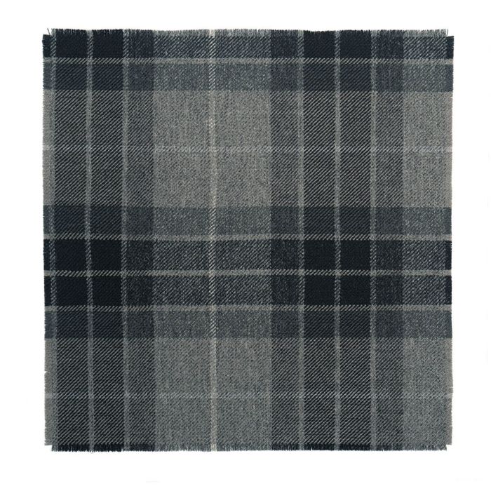 Fraser Grey Selkirk Heavyweight Tweed Pocket Square