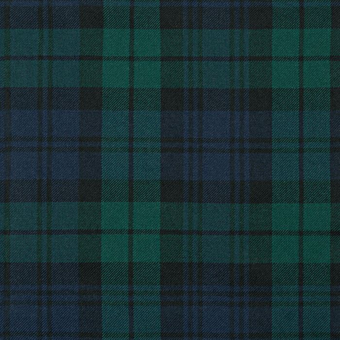 Black Watch Modern Medium Tartan Fabric