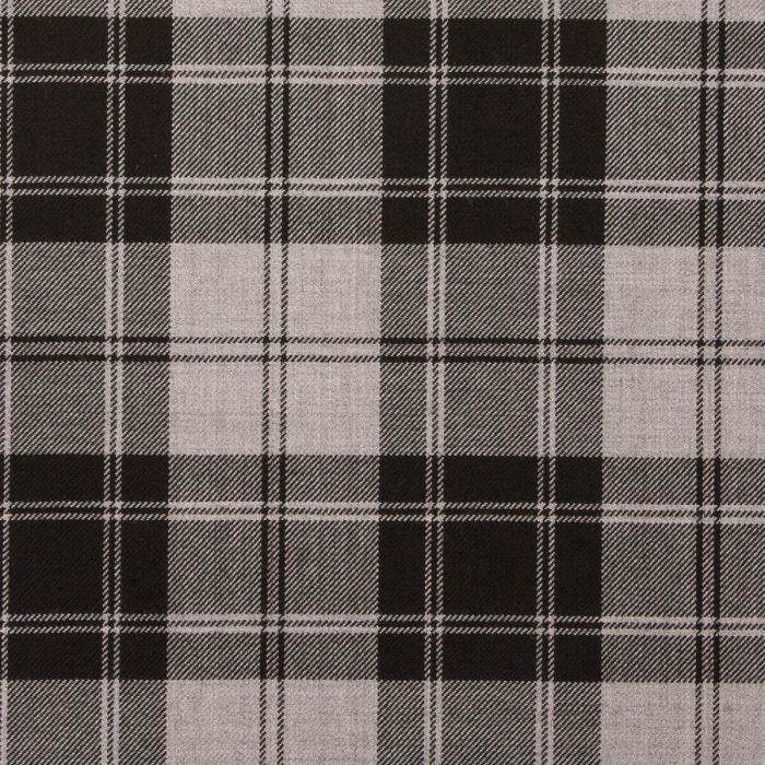 Douglas Grey Lightweight Tartan Fabric