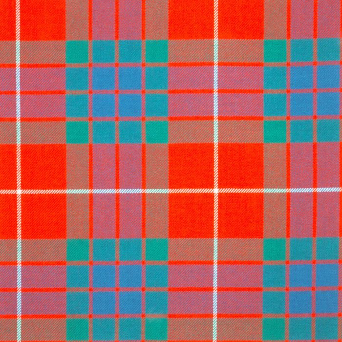 Fraser Red Ancient Lightweight Tartan Fabric