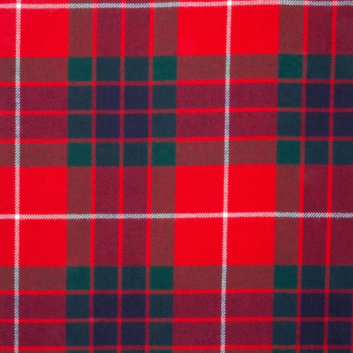 Fraser Red Modern Lightweight Tartan Fabric