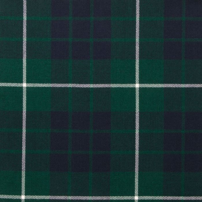 Hamilton Green Modern Lightweight Tartan Fabric