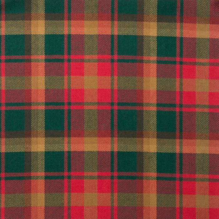 Maple Leaf Canadian Lightweight Tartan Fabric