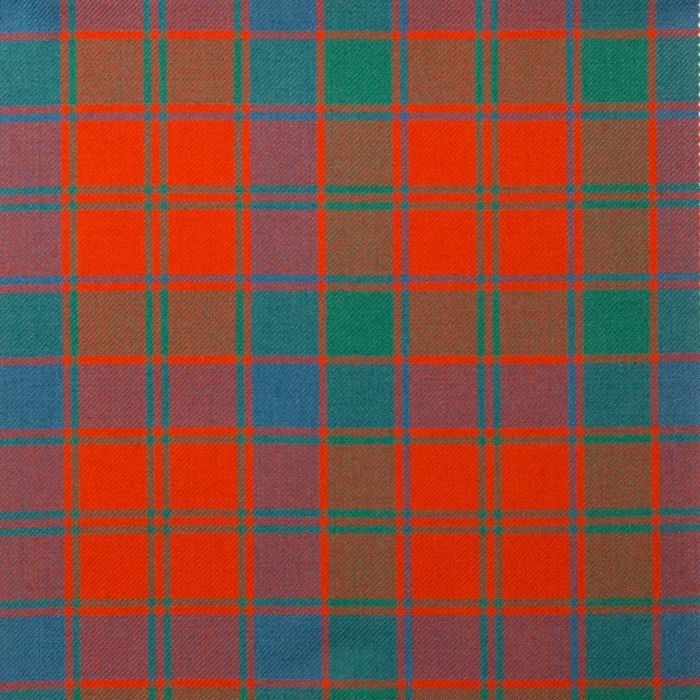 Robertson Red Ancient Lightweight Tartan Fabric