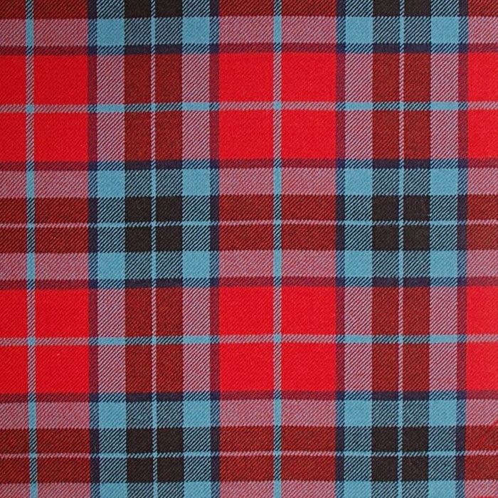 Thomson Red Modern Lightweight Tartan Fabric