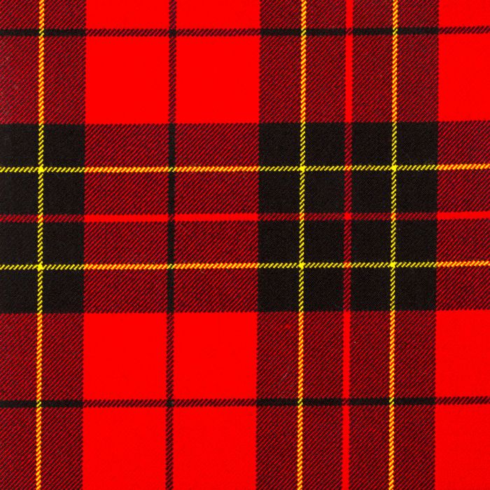 Brodie Red Modern Heavyweight Tartan Fabric