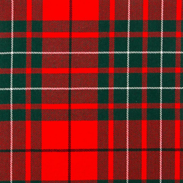 Cumming Red Modern Heavyweight Tartan Fabric