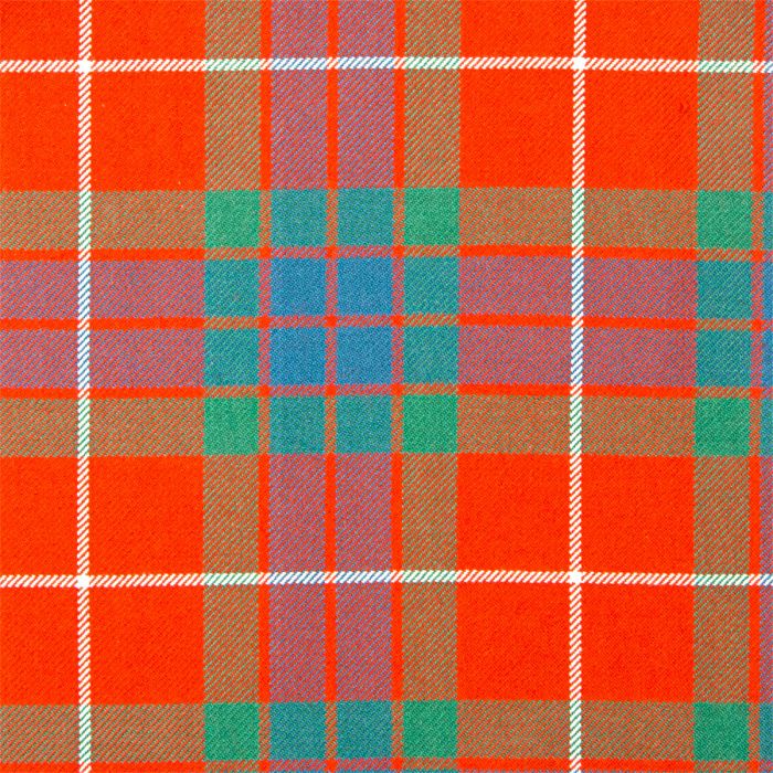 Fraser Red Ancient Heavyweight Tartan Fabric