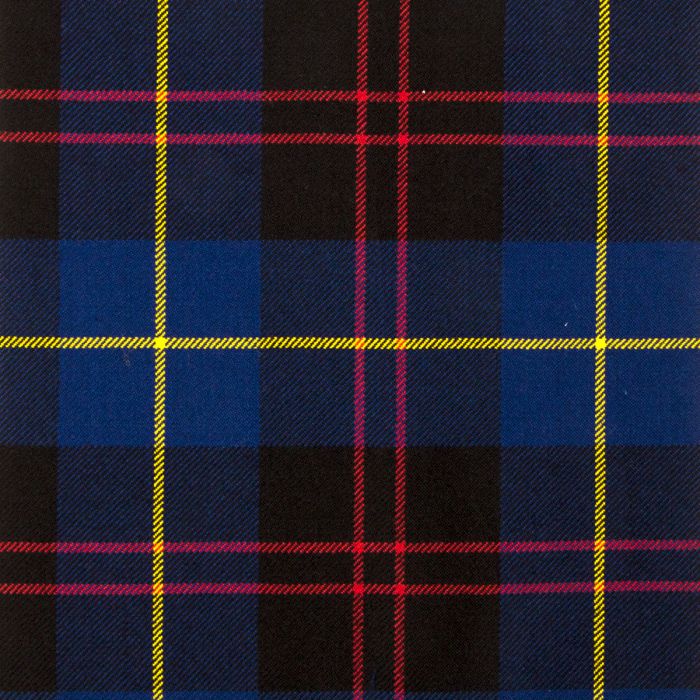 Gordon Blue Heavyweight Tartan Fabric - Single Width