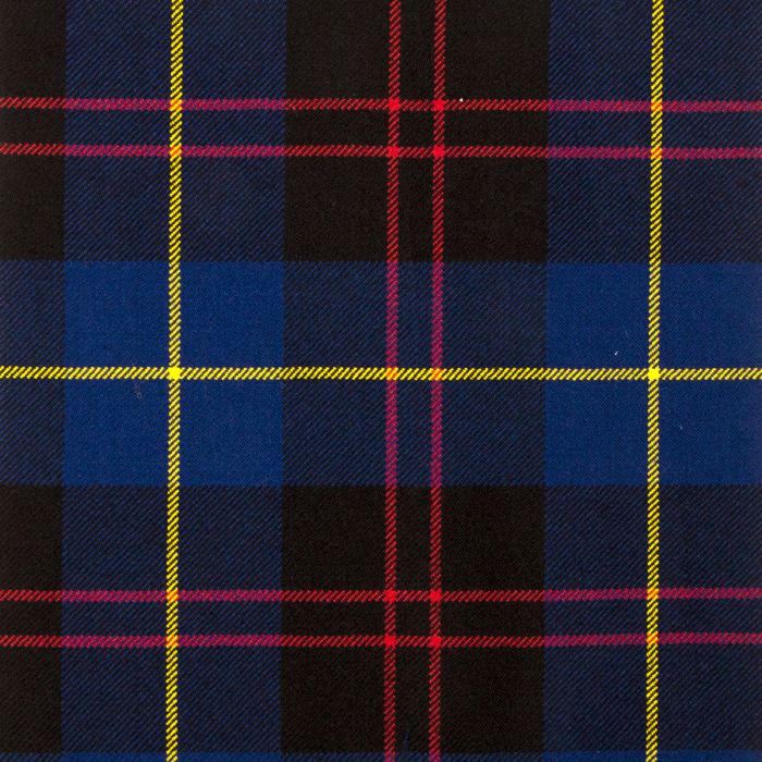 Gordon Blue Heavyweight Tartan Fabric - Single Width