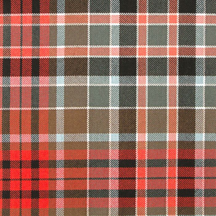 Gordon Red Weathered Heavyweight Tartan Fabric