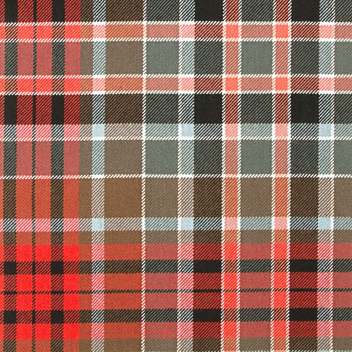 Gordon Red Weathered Heavyweight Tartan Fabric