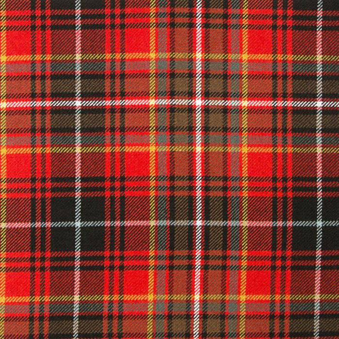 Innes Red Weathered Heavyweight Tartan Fabric