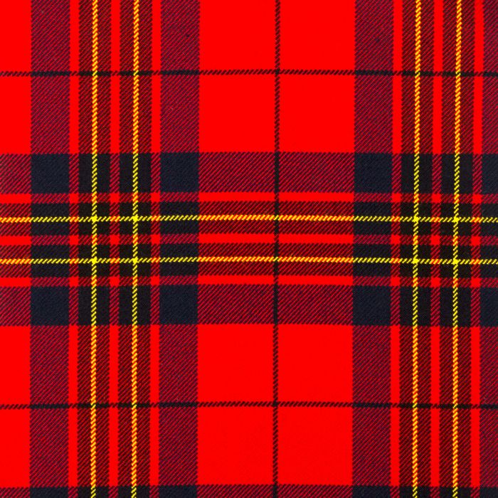 Leslie Red Modern Heavyweight Tartan Fabric