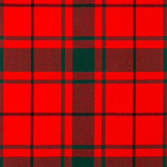 MacDonald of the Isles Red Modern Heavyweight Tartan Fabric