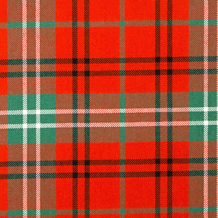 Morrison Red Ancient Heavyweight Tartan Fabric