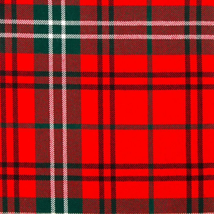 Morrison Red Modern Heavyweight Tartan Fabric