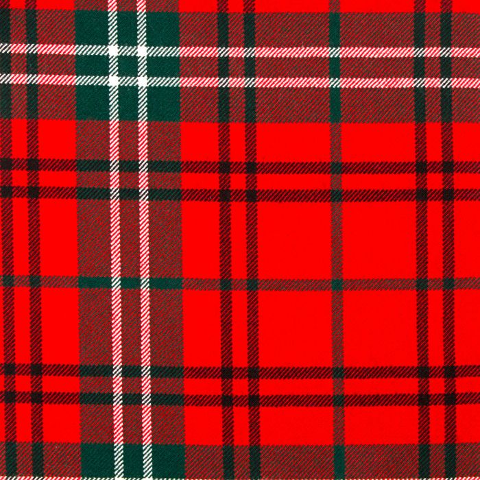 Morrison Red Modern Heavyweight Tartan Fabric | Lochcarron of Scotland