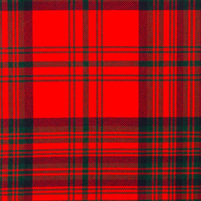 Matheson Red Modern Heavyweight Tartan Fabric