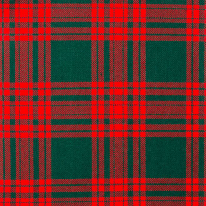 Menzies Green Modern Heavyweight Tartan Fabric