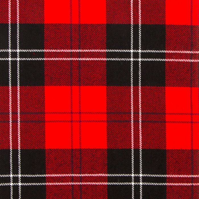 Ramsay Red Modern Heavyweight Tartan Fabric