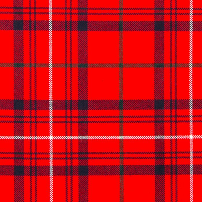 Rose Red Modern Heavyweight Tartan Fabric