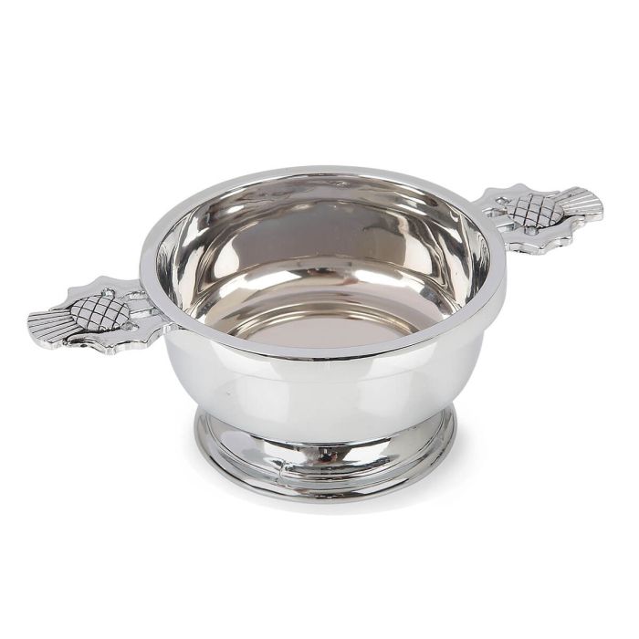 Quaich with Thistle Design 