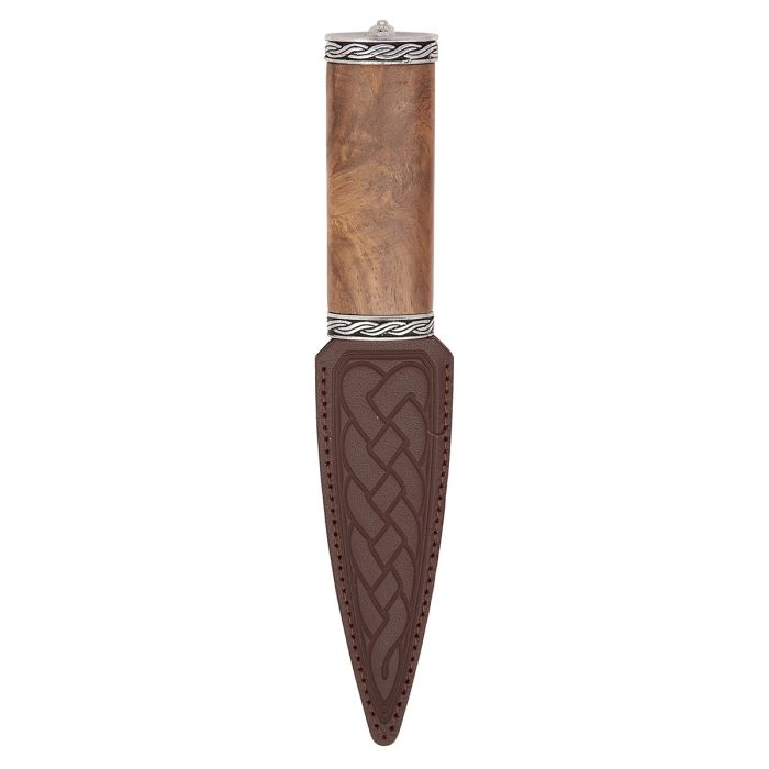 Torridon Red Shisham Sgian Dubh with Plain Top 