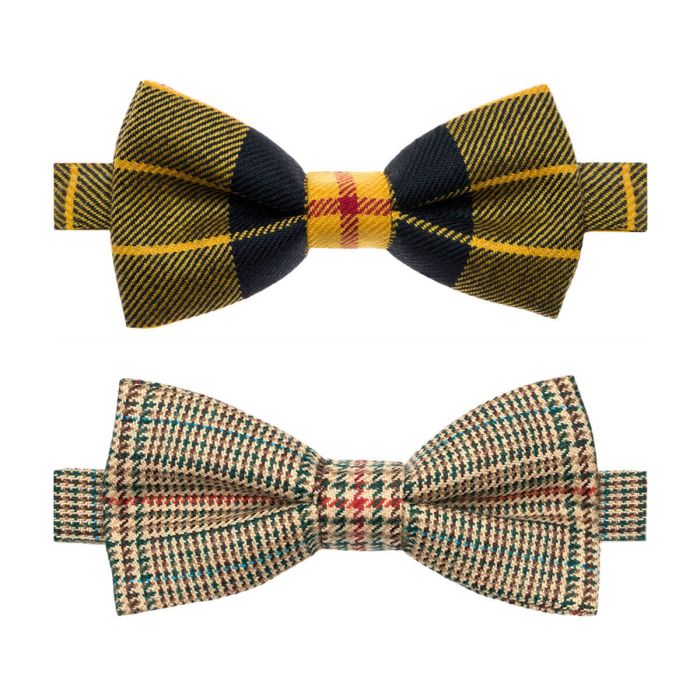 Made to Order Reiver Light Weight Tartan Bow Tie