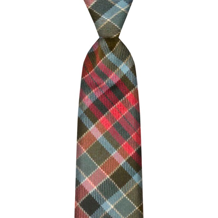 Gordon Red Weathered Tartan Tie
