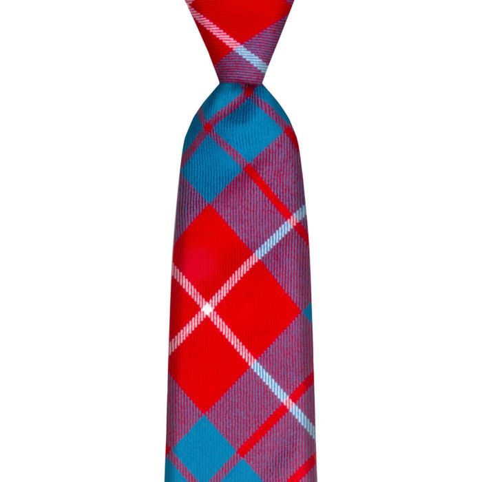 Hamilton Red Modern Tartan Tie