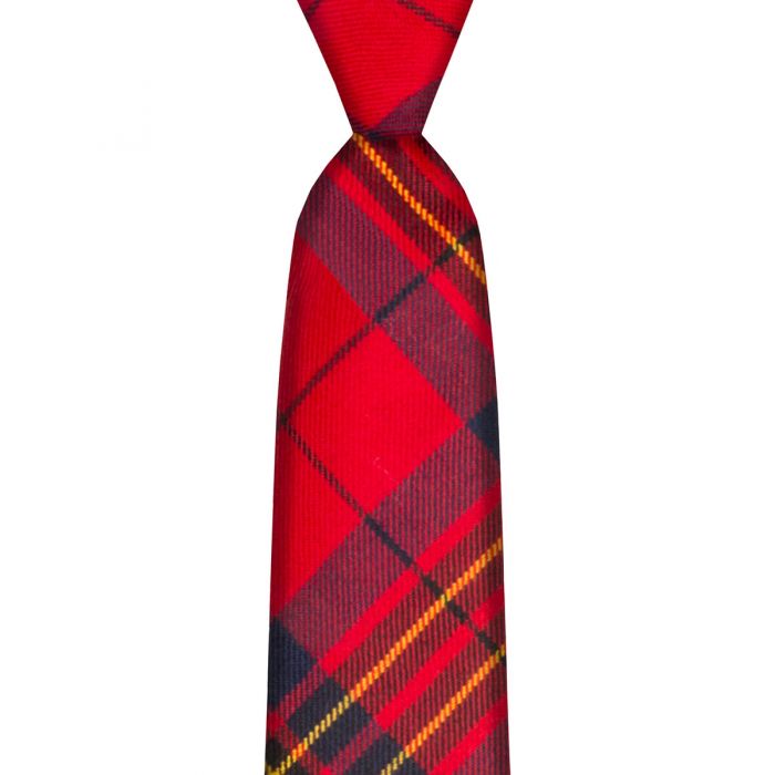 Leslie Red Modern Tartan Tie