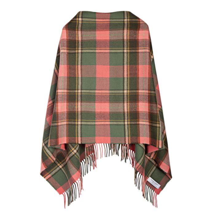 Bruce of Kinnaird Antique Tartan Lambswool Poncho