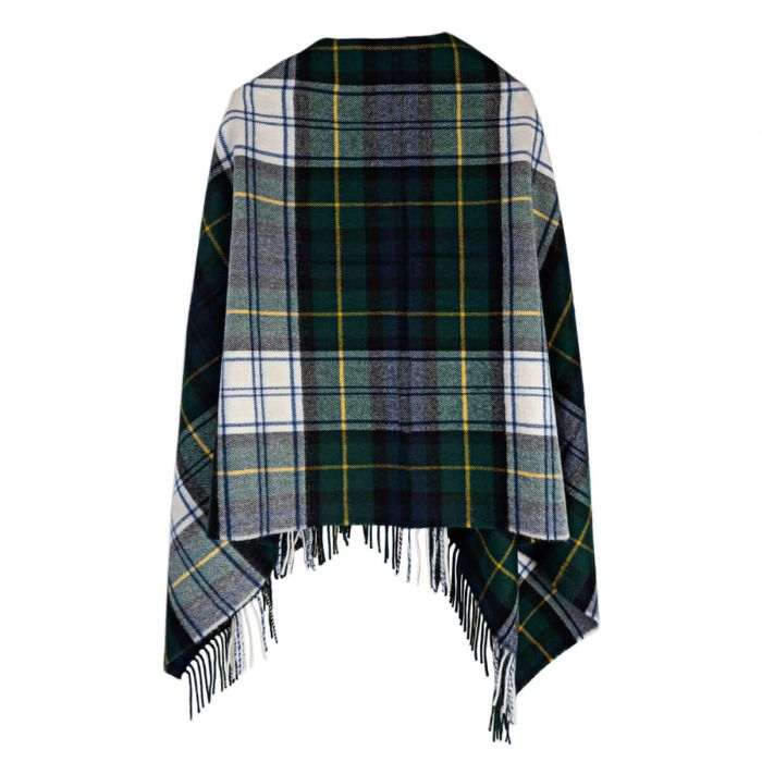 Gordon Dress Modern Tartan Lambswool Poncho