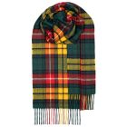 Bowhill Buchanan Modern Tartan Lambswool Scarf