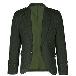 Forrester Green Shetland Tweed Argyll Kilt Jacket Contemporary Kilt Oufit Lochcarron of Scotland