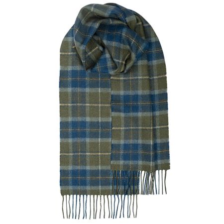 Bowhill Scottish Borderland Tartan Lambswool Scarf