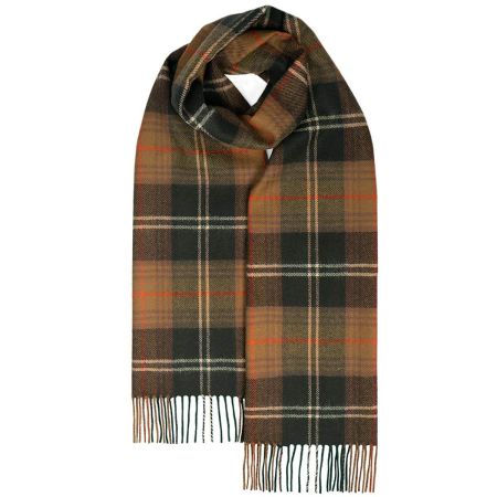 Darwin Chisholm Hunting Brown Oversized Lambswool Scarf